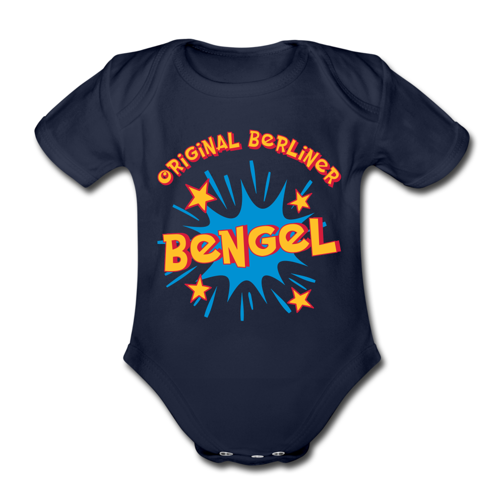 Berliner Bengel - Bio-Kurzarmbody - Dunkelnavy