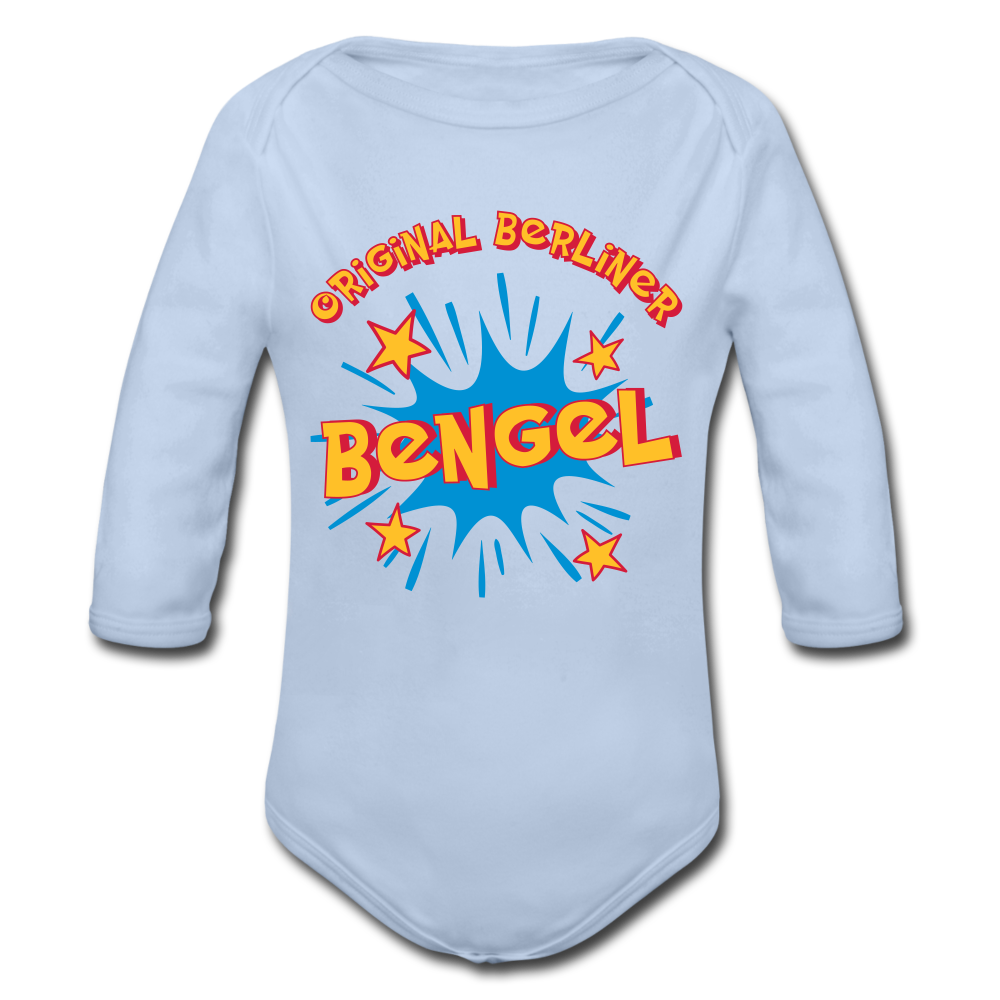 Berliner Bengel - Bio-Langarmbody - Sky