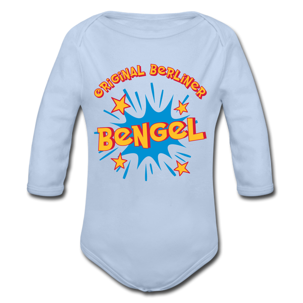 Berliner Bengel - Bio-Langarmbody - Sky