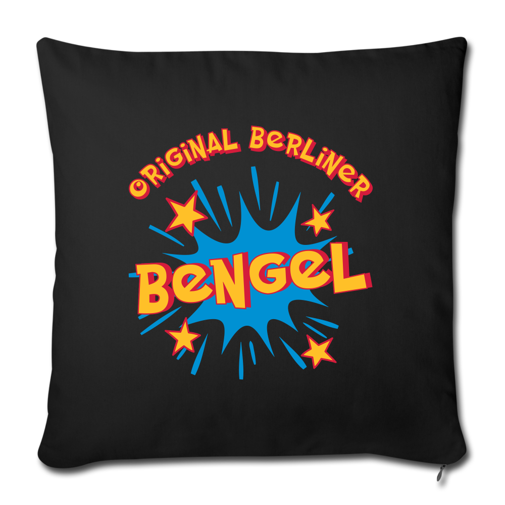 Berliner Bengel - Sofakissen mit Füllung (45 x 45 cm) - Schwarz