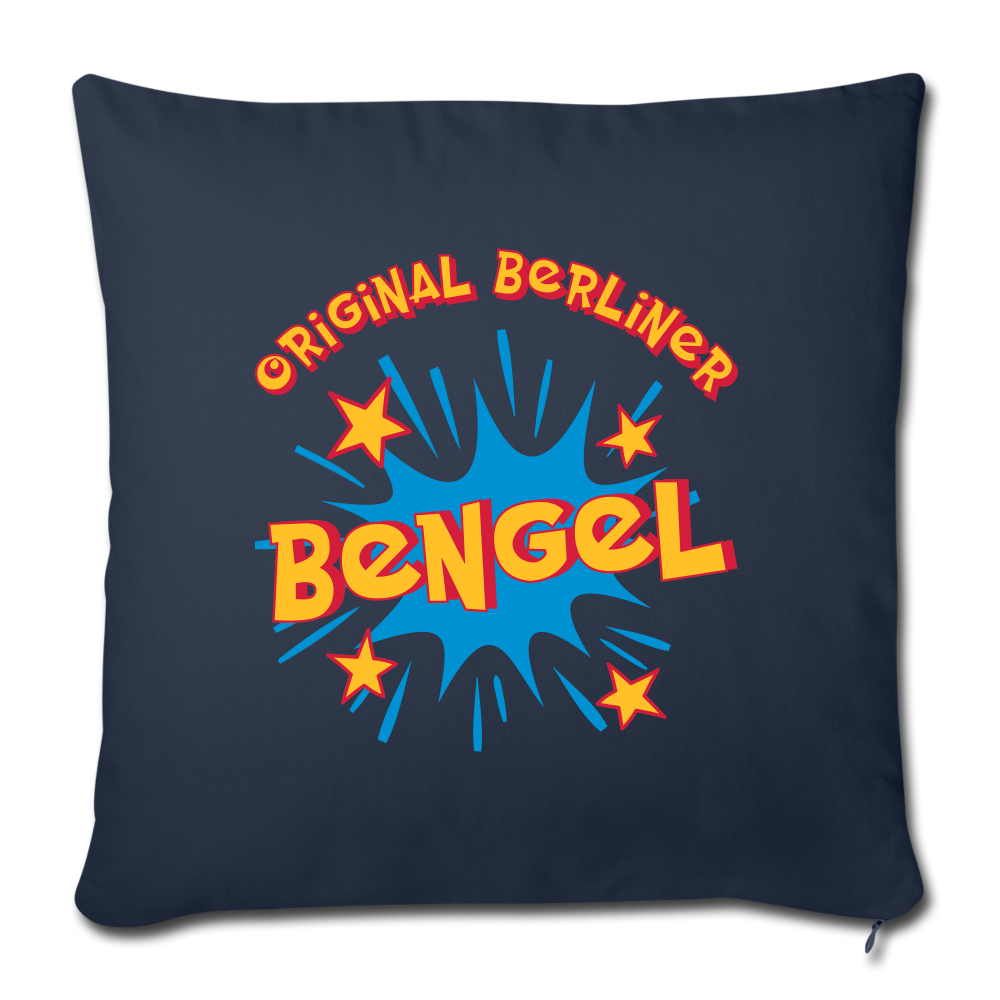 Berliner Bengel - Sofakissen mit Füllung (45 x 45 cm) - Navy