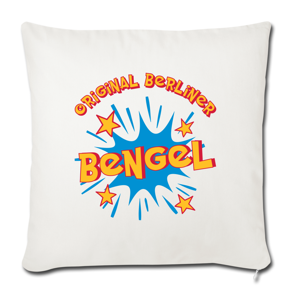 Berliner Bengel - Sofakissen mit Füllung (45 x 45 cm) - Naturweiß
