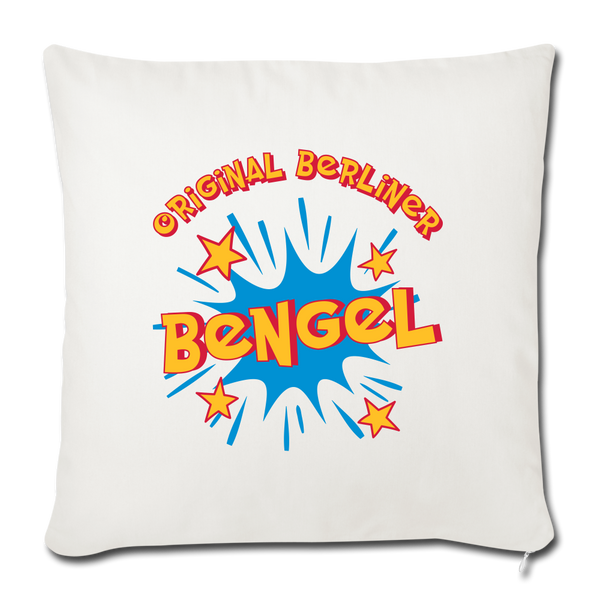 Berliner Bengel - Sofakissen mit Füllung (45 x 45 cm) - Naturweiß