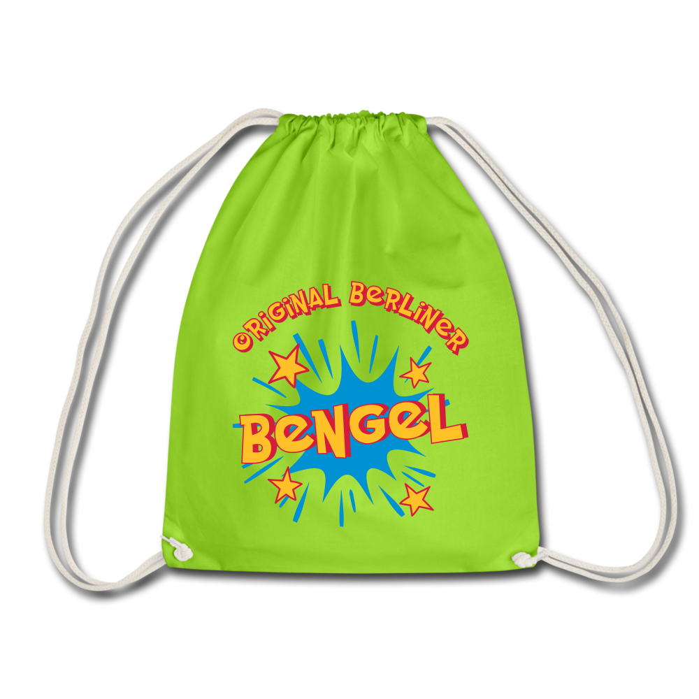 Berliner Bengel - Turnbeutel - Neongrün
