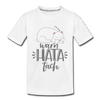 Warn hata Tach - Teenager Premium T-Shirt - Weiß