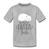Warn hata Tach - Teenager Premium T-Shirt - Grau meliert