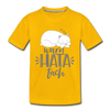 Warn hata Tach - Teenager Premium T-Shirt - Sonnengelb