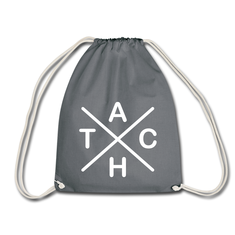 Tach X - Turnbeutel - Grau