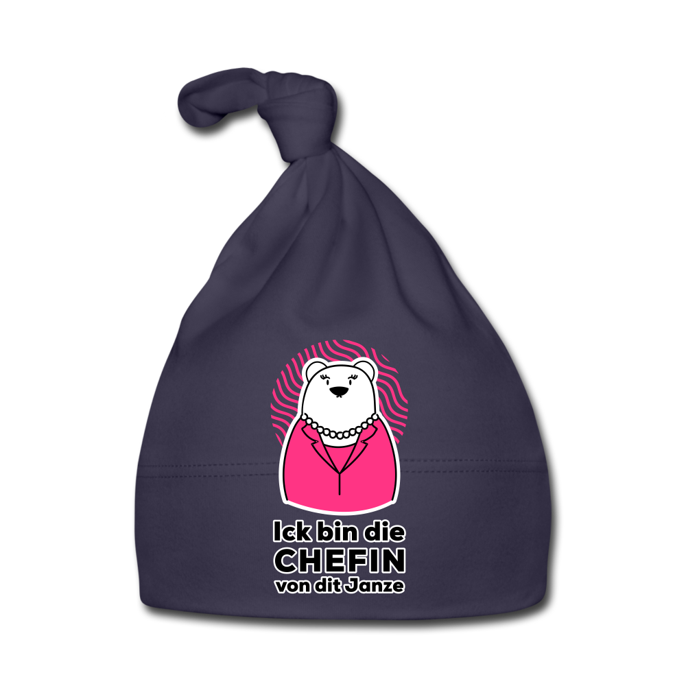 Chefin - Babymützen - Navy