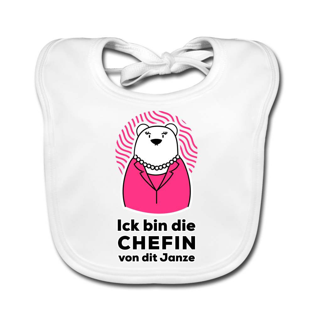 Chefin - Lätzchen - Weiß