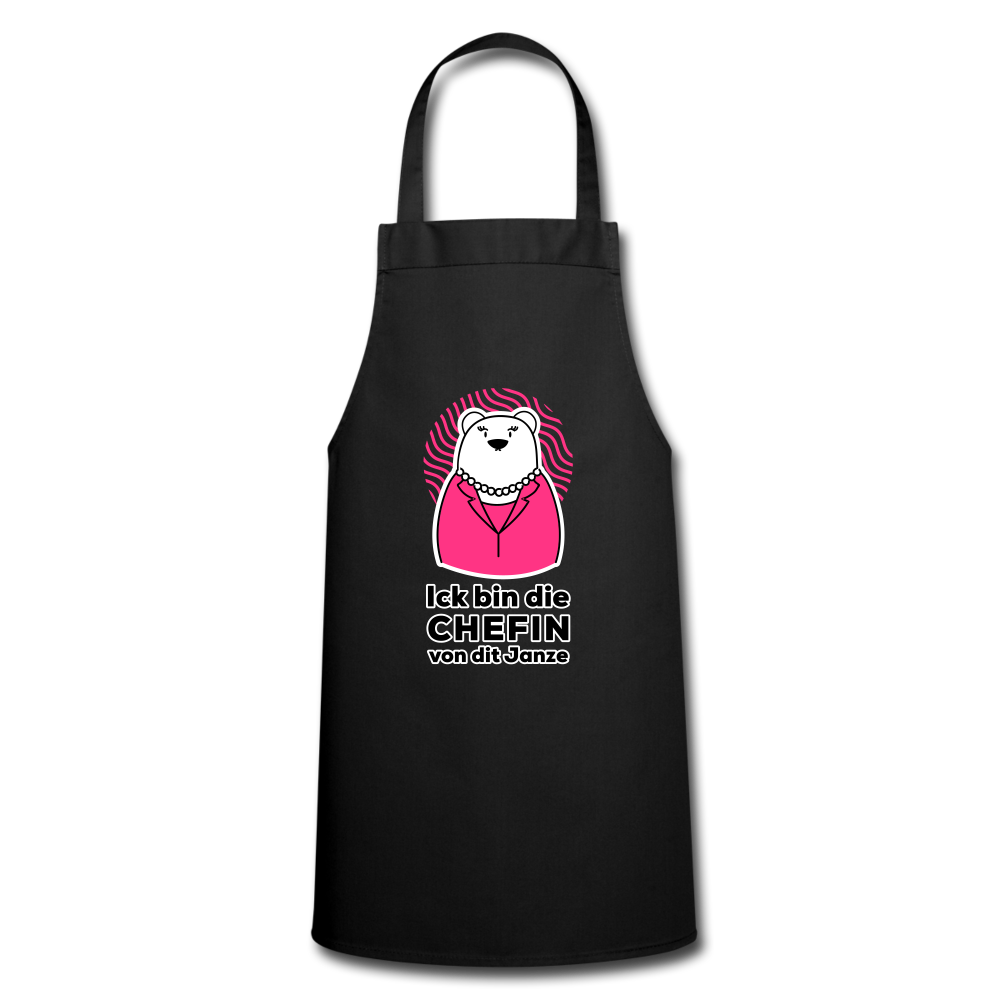 Chefin - Kochschürze - Schwarz