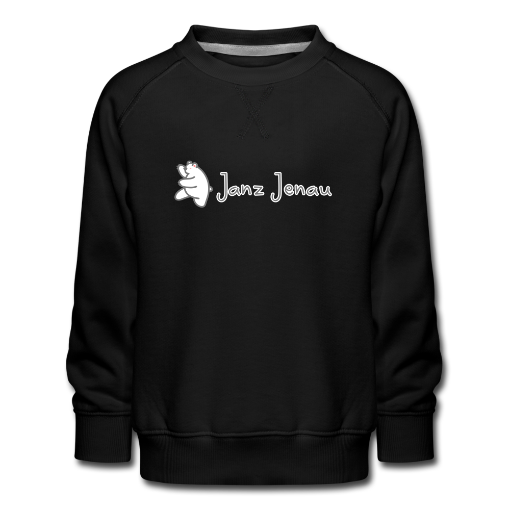 Janz Jenau - Kinder Premium Sweatshirt - Schwarz