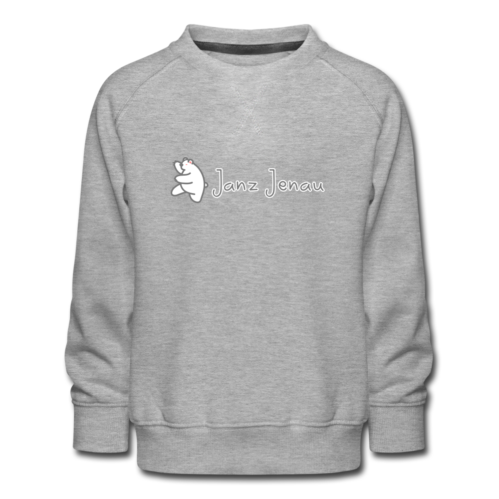 Janz Jenau - Kinder Premium Sweatshirt - Grau meliert