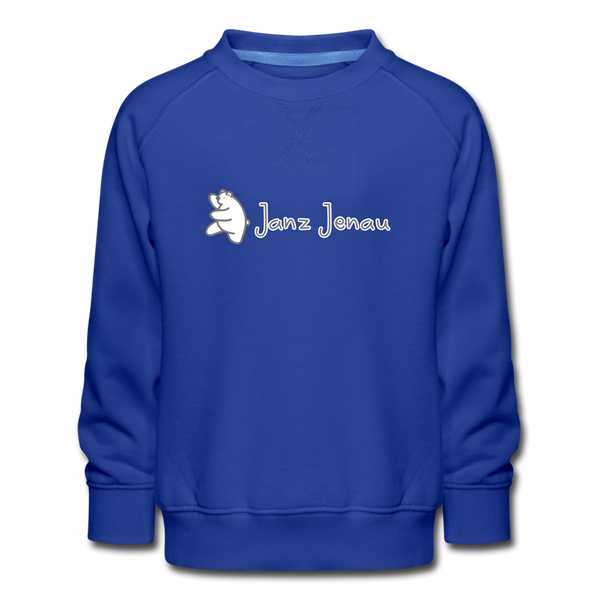 Janz Jenau - Kinder Premium Sweatshirt - Royalblau