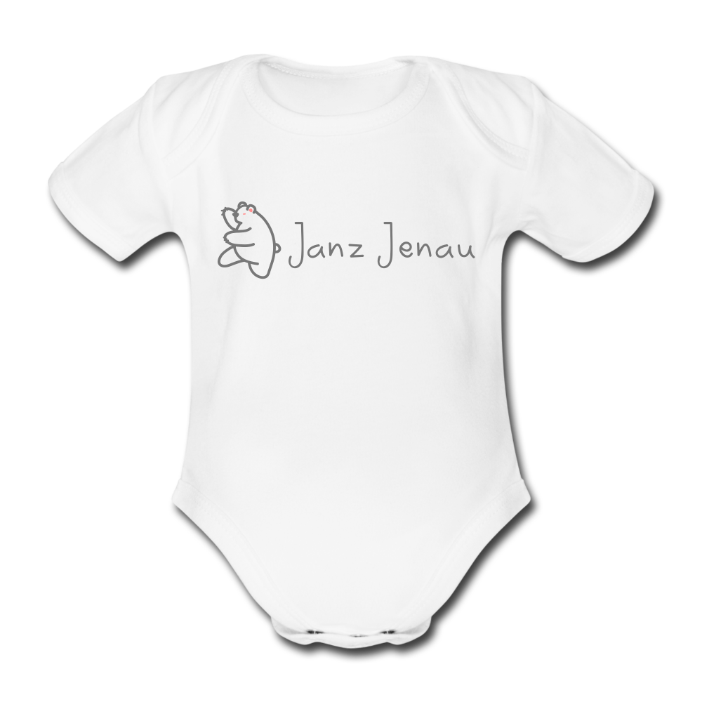 Janz Jenau - Bio-Kurzarmbody - Weiß
