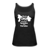 Beste Oma - Frauen Premium Tank Top - Schwarz