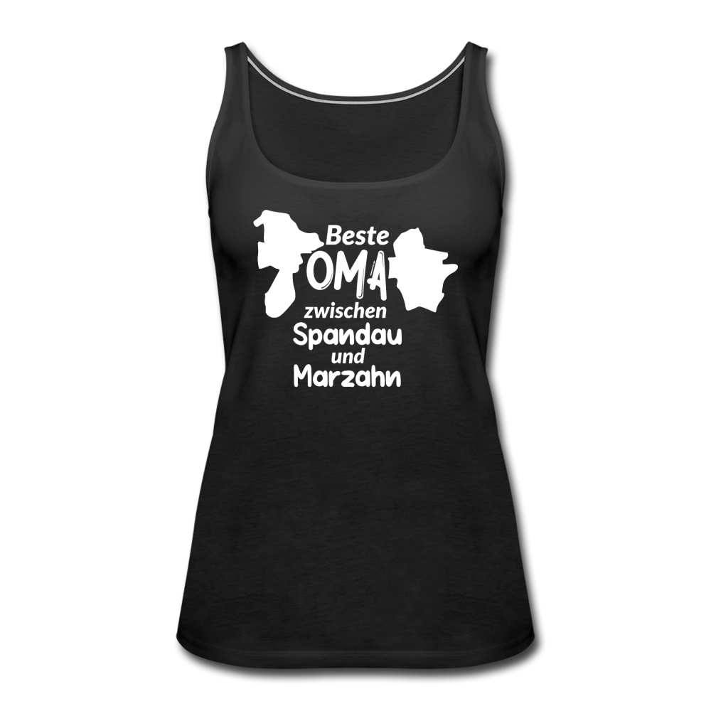 Beste Oma - Frauen Premium Tank Top - Schwarz