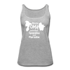 Beste Oma - Frauen Premium Tank Top - Grau meliert