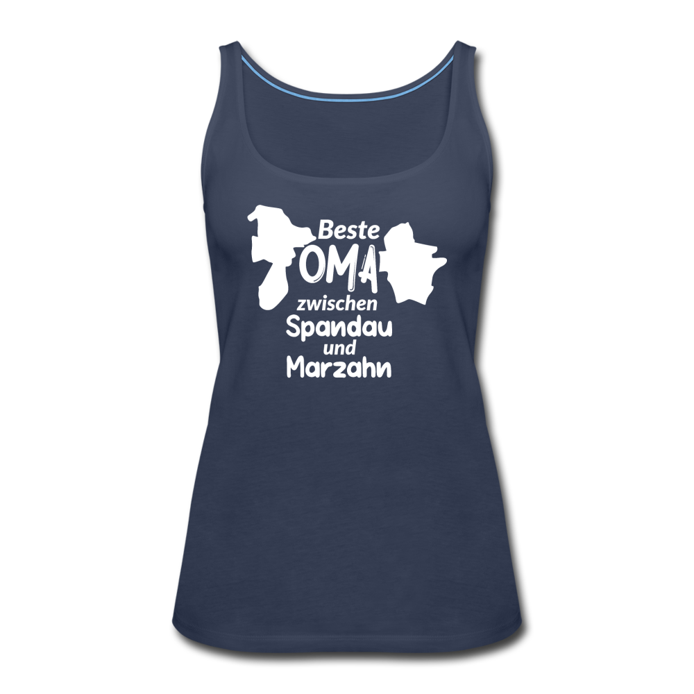 Beste Oma - Frauen Premium Tank Top - Navy