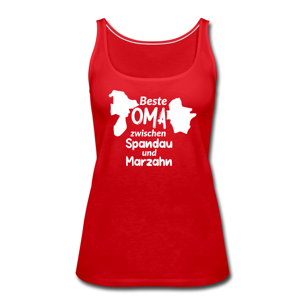 Beste Oma - Frauen Premium Tank Top - Rot