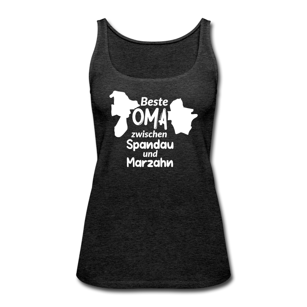 Beste Oma - Frauen Premium Tank Top - Anthrazit