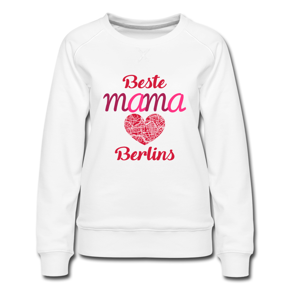Beste Mama - Frauen Premium Sweatshirt - Weiß