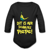 Schnurz Piepe mit Piep - Bio-Langarmbody - Schwarz