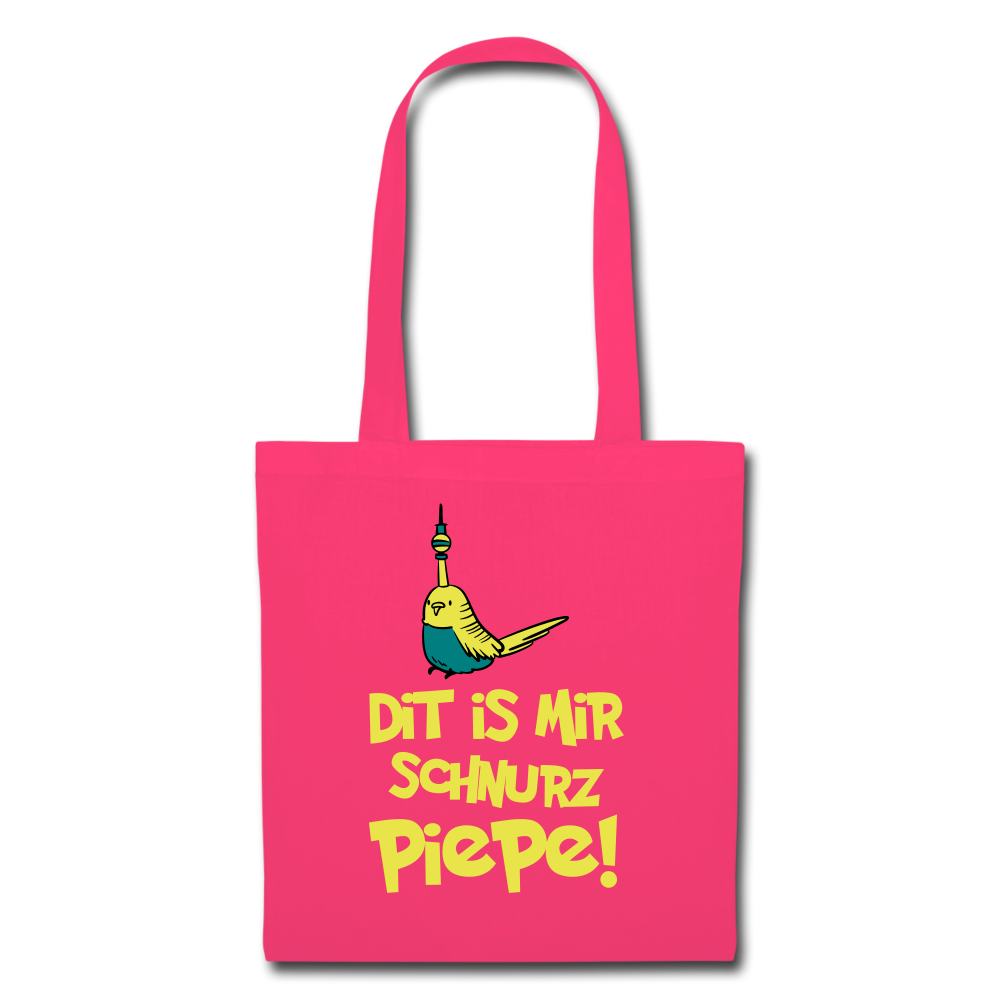 Schnurz Piepe mit Piep - Stoffbeutel - Azalea