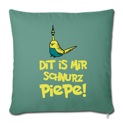Schnurz Piepe mit Piep - Sofakissenbezug (45 x 45 cm)