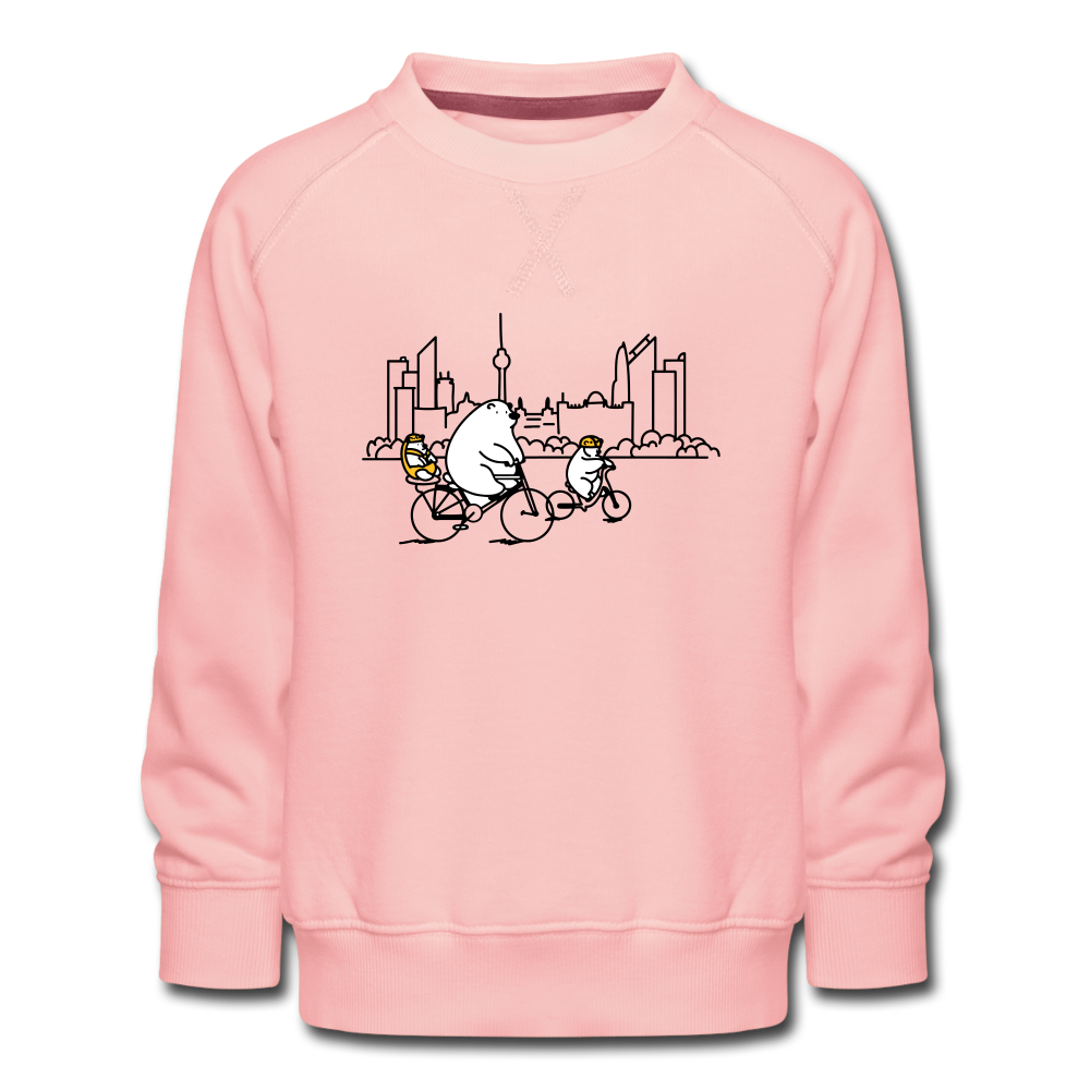 Fahrradtour Berlin - Kinder Premium Sweatshirt - Kristallrosa