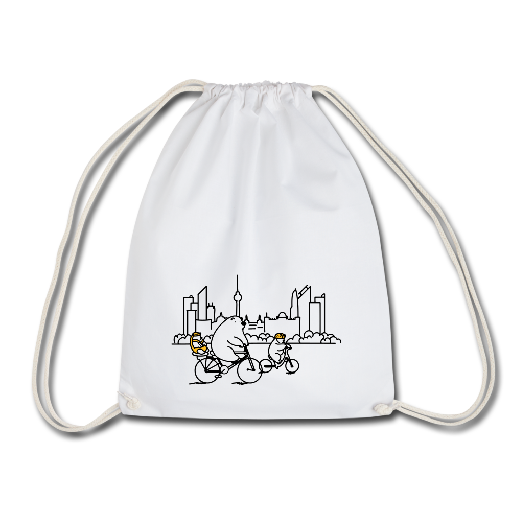 Fahrradtour Berlin - Turnbeutel - Weiß
