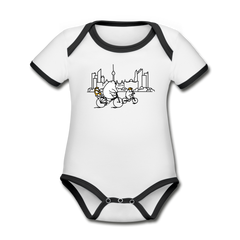 Fahrradtour Berlin - Baby Bio-Kurzarm-Kontrastbody