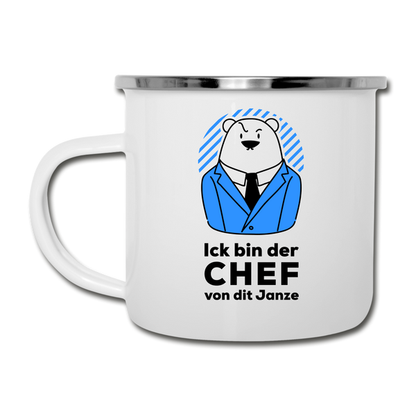 Chef - Emaille Tasse