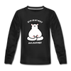 Einjeatmet - Teenager Langarmshirt - Schwarz