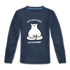 Einjeatmet - Teenager Langarmshirt - Navy