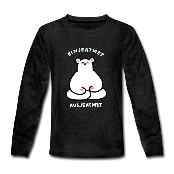 Einjeatmet - Teenager Langarmshirt - Anthrazit