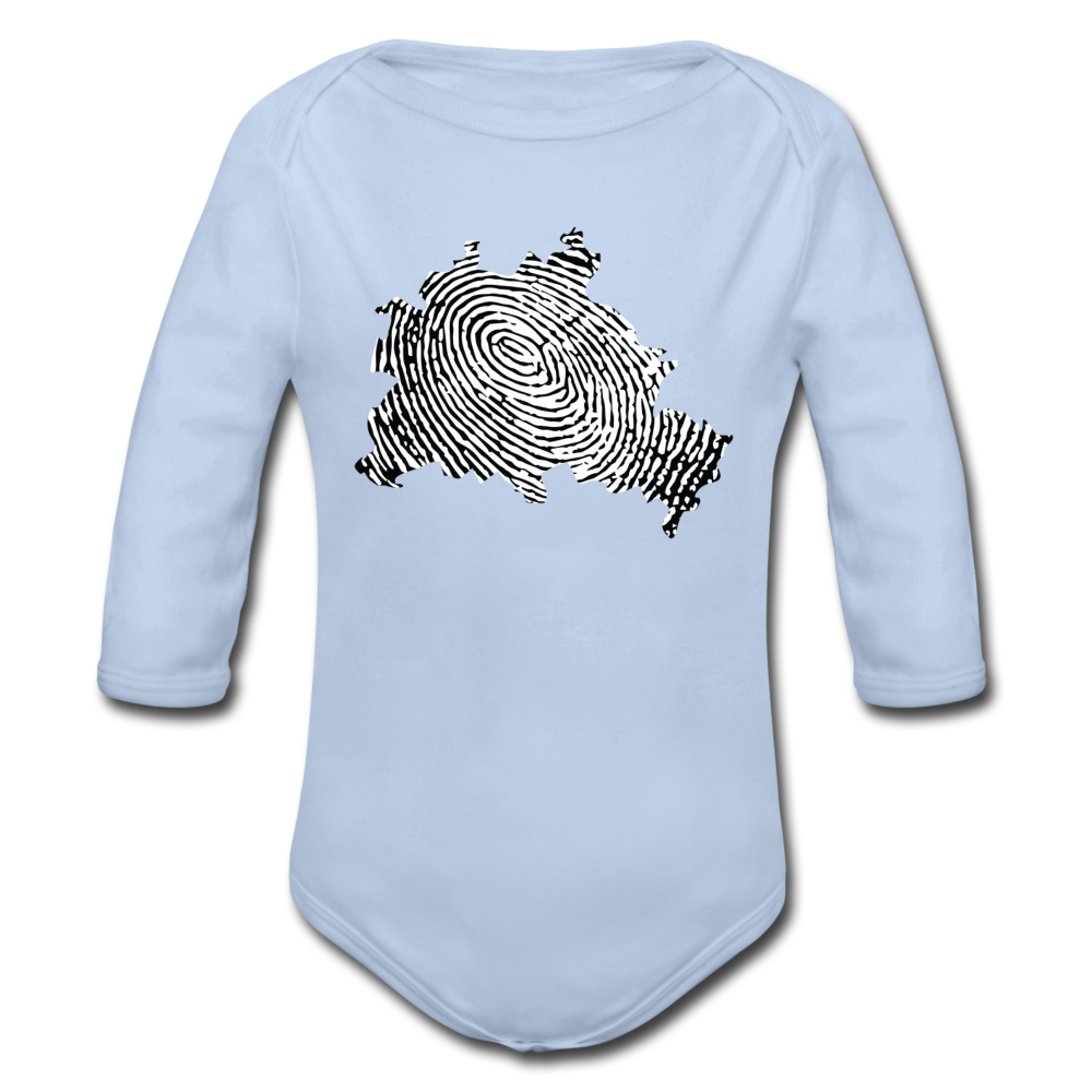 Berliner Finger - Bio-Langarmbody - Sky