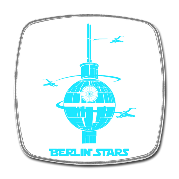 Berlin Stars - Blau - Kühlschrankmagnet - Weiß