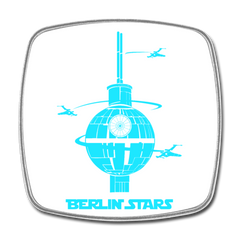 Berlin Stars - Blau - Kühlschrankmagnet