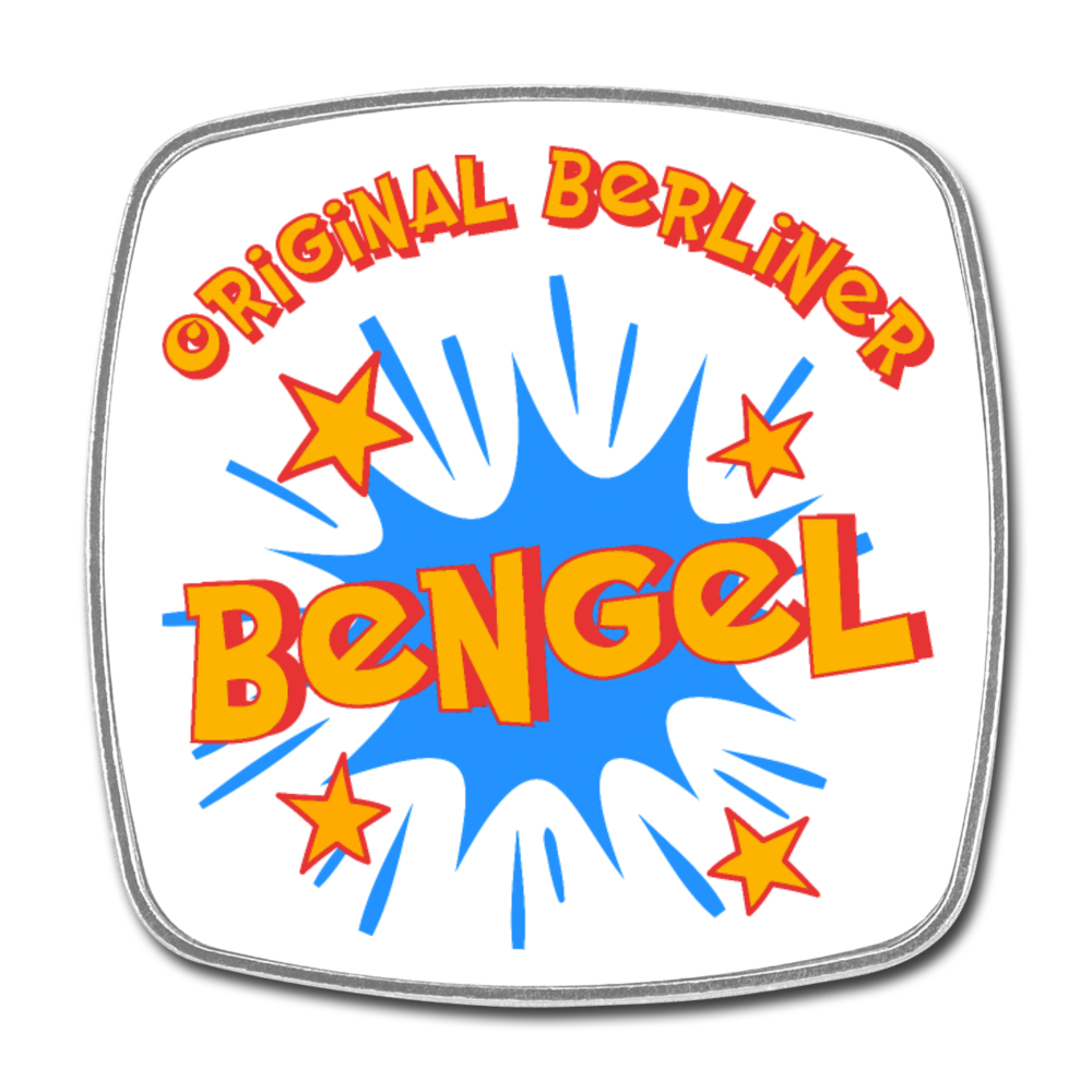 Berliner Bengel - Kühlschrankmagnet - Weiß