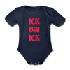 Ick bin Ick! - Bio-Kurzarmbody - Dunkelnavy