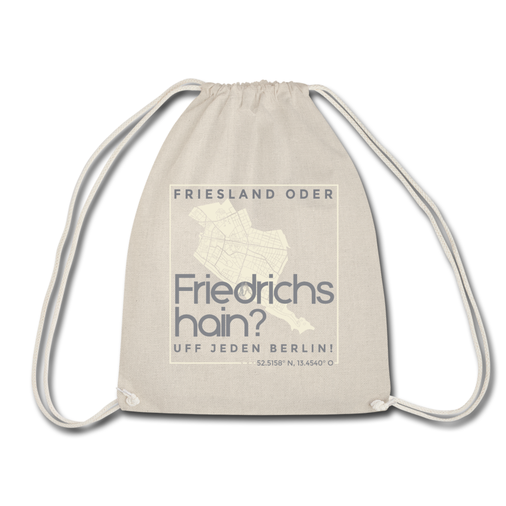 Friesland oder Friedrichshain - Turnbeutel - Natur