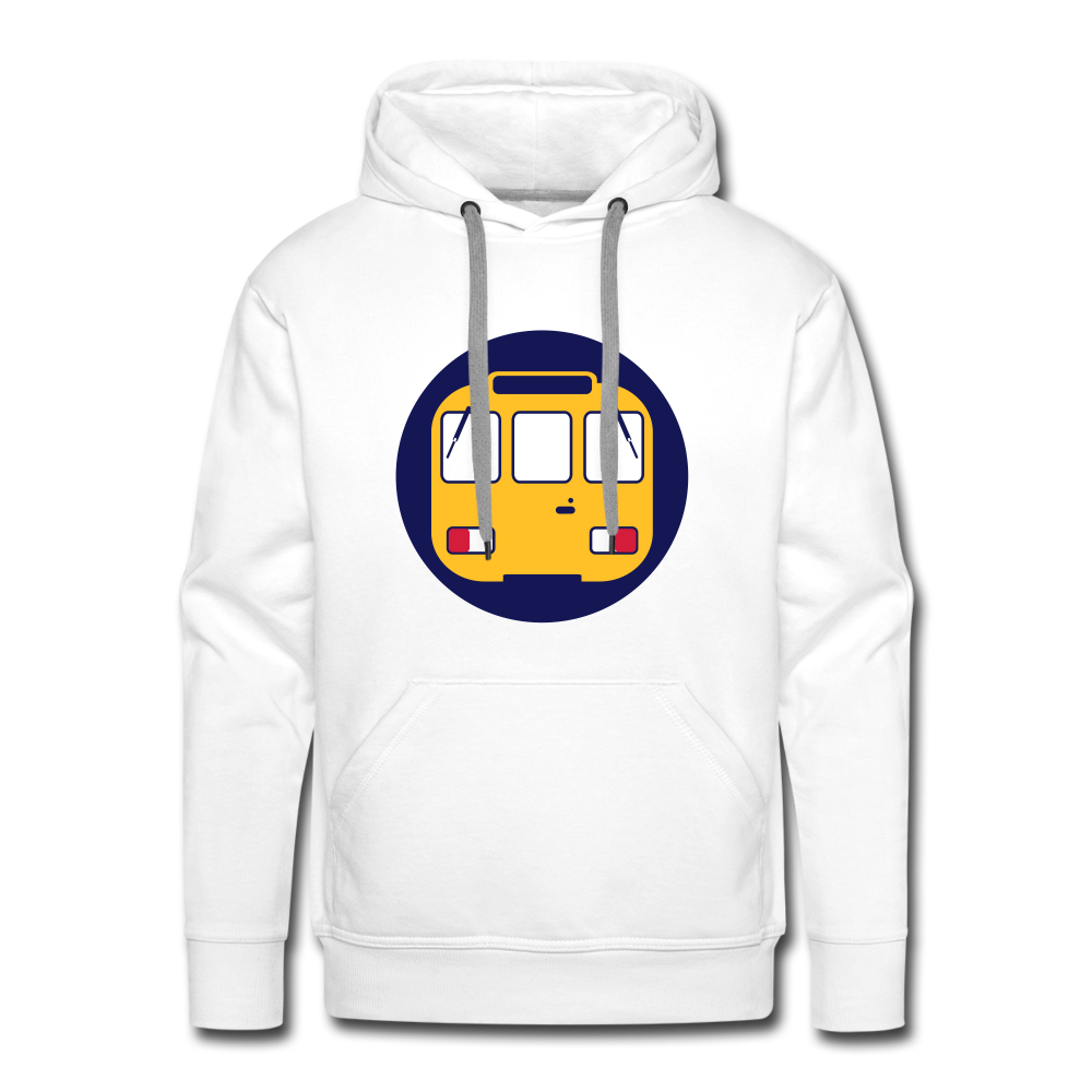 U-Bahntunnel - Männer Premium Hoodie - Weiß