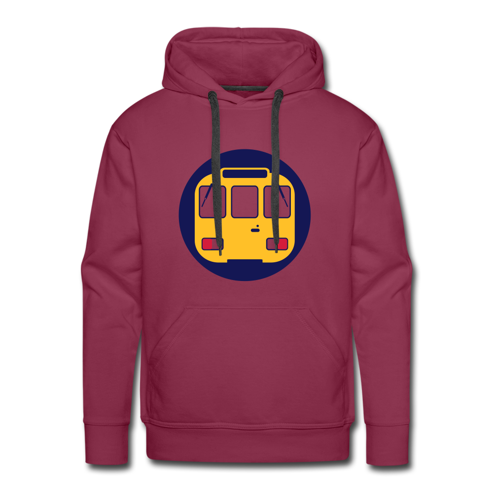 U-Bahntunnel - Männer Premium Hoodie - Bordeaux
