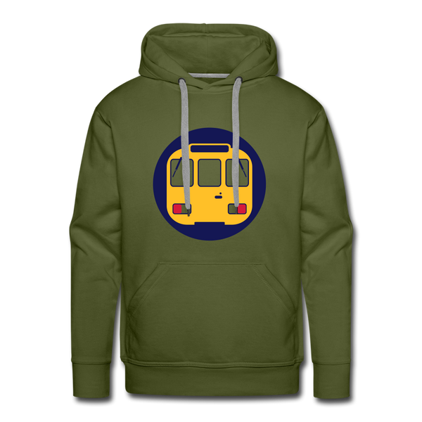 U-Bahntunnel - Männer Premium Hoodie - Olivgrün