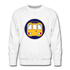 U-Bahntunnel - Männer Premium Sweatshirt - Weiß