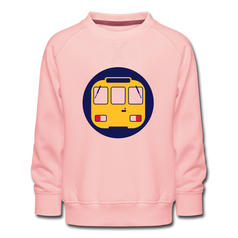U-Bahntunnel - Kinder Premium Sweatshirt - Kristallrosa