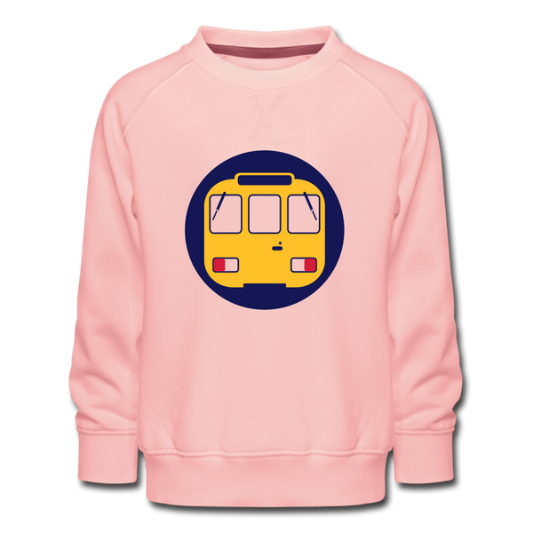 U-Bahntunnel - Kinder Premium Sweatshirt - Kristallrosa