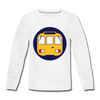 U-Bahntunnel - Kinder Langarmshirt - Weiß