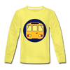 U-Bahntunnel - Kinder Langarmshirt - Gelb